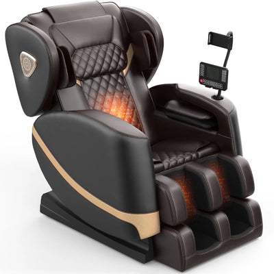 Zero Gravity Full Body Massage Chair with Heat & Bluetooth – Black