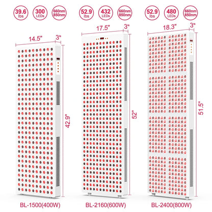 Red Light Therapy Device with Stand - Fixed-Angle Pro Series Professional Edition | Horizontal & Vertical Dual-Mode Stable Base — product view 15