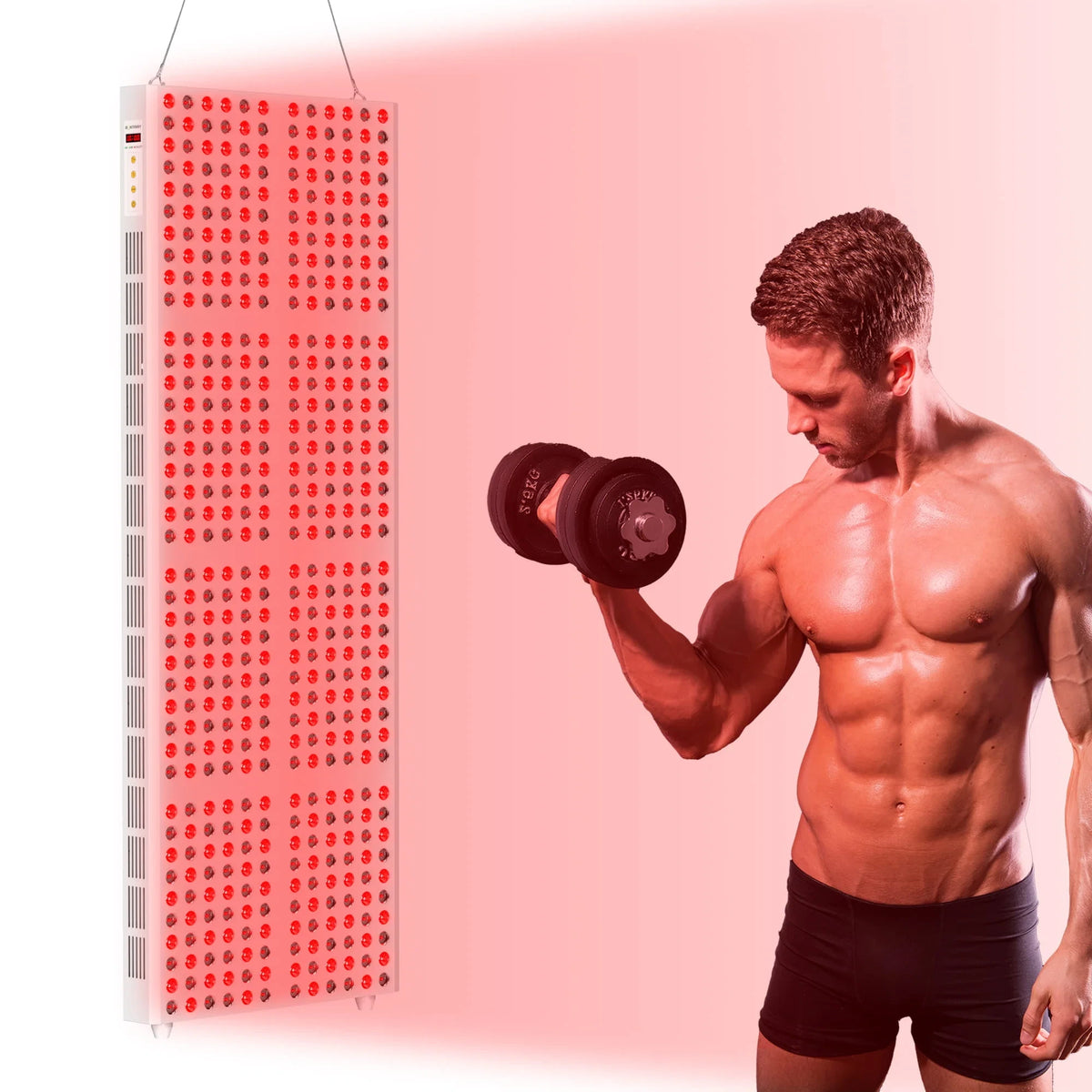 Red Light Therapy Device with Stand - Fixed-Angle Pro Series Professional Edition | Horizontal & Vertical Dual-Mode Stable Base — product view 18