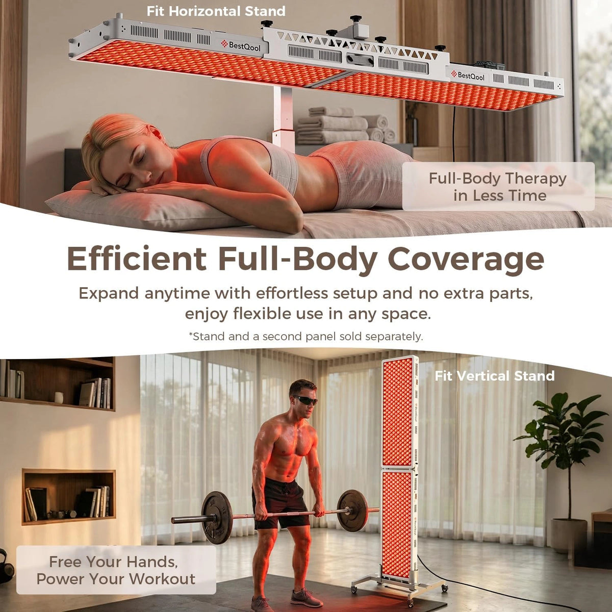 Red Light Therapy Panel, FSA-HSA 4 Wavelengths Full Body, 470W — product view 5